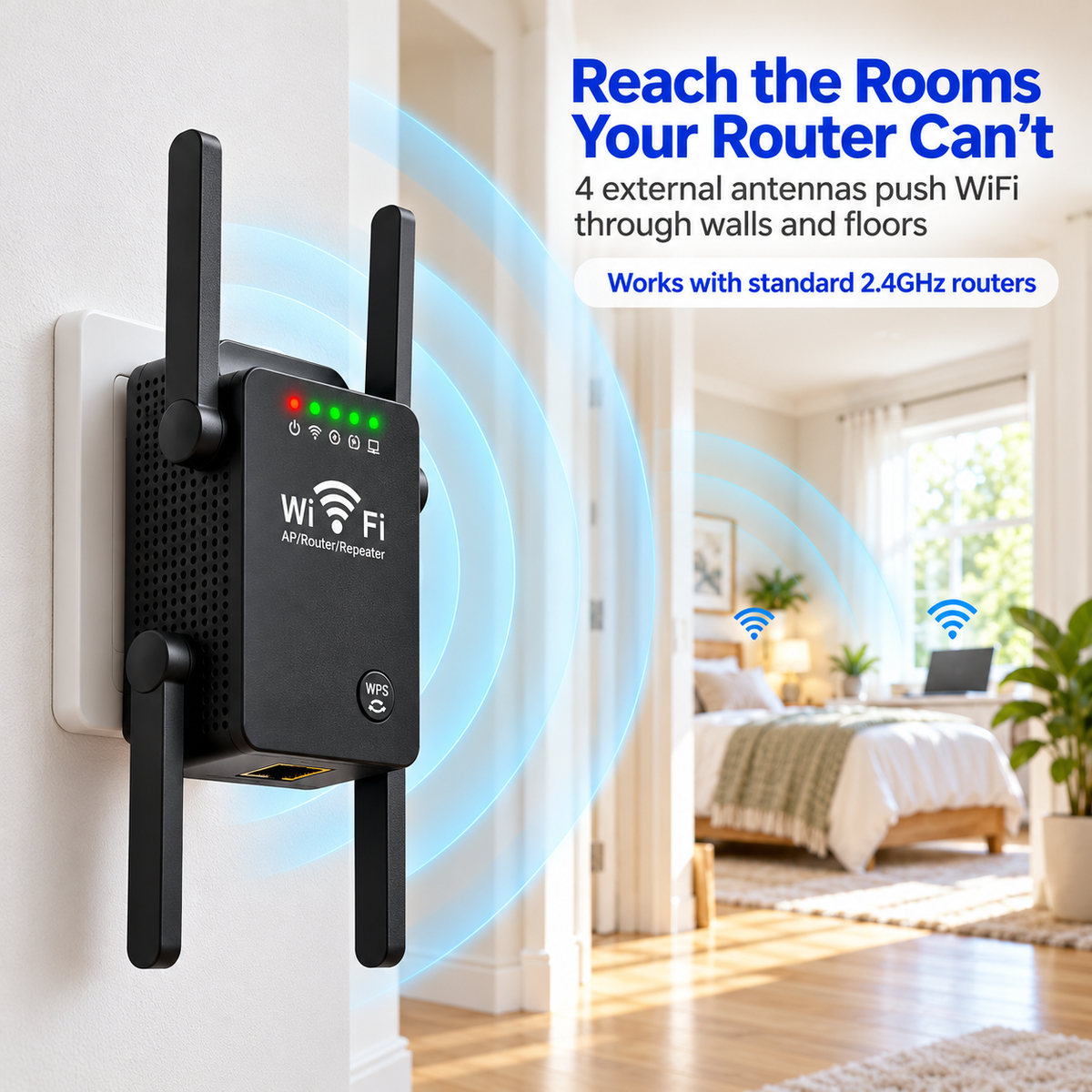 Reachly | 300Mbps WiFi-Repeater