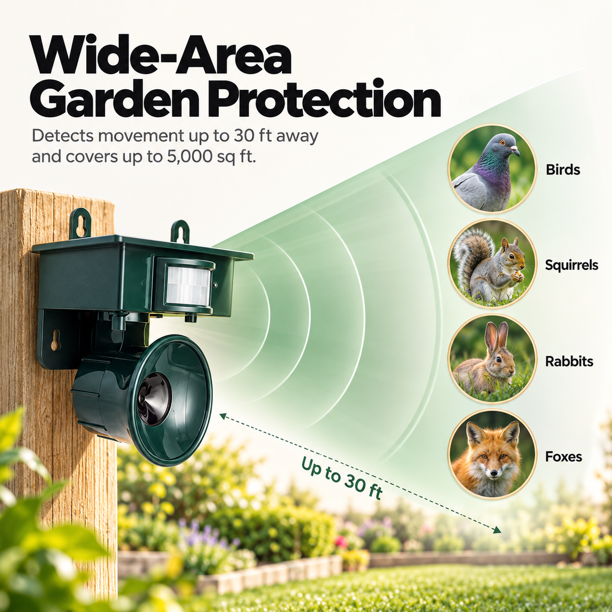 Perchless Solar Bird-Repeller