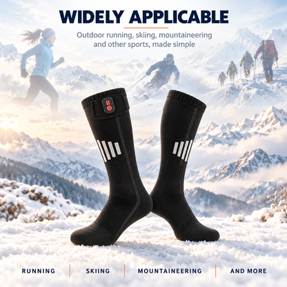 WarmStride Rechargeable Heated Socks, 3 Heat Levels