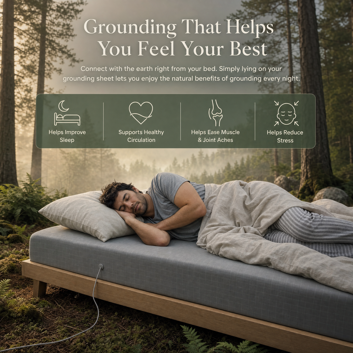 TerraRest Grounding Fitted Sheet