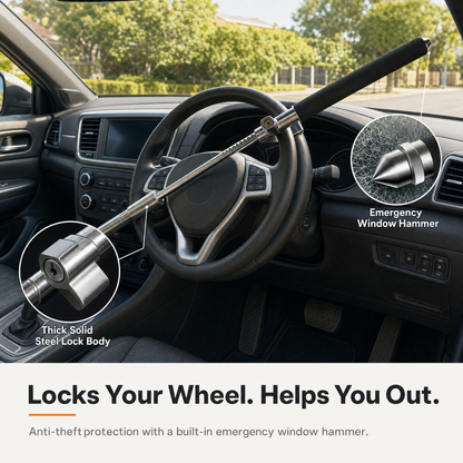 IronHold Anti-Theft Steering Wheel Lock